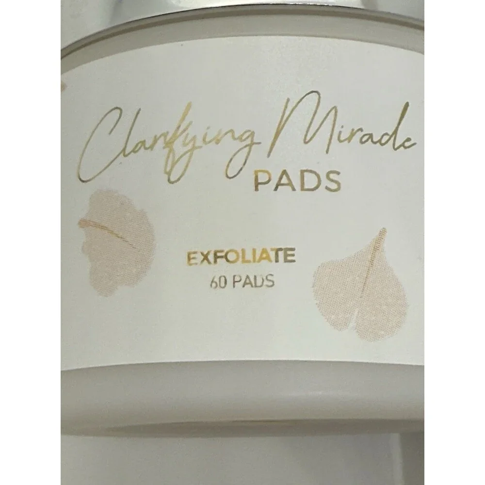 Clarifying Cleansing EXFOLIATE PADS‎ 60 COUNT DERMABLESS WITH 10% GLYCOLIC ACID